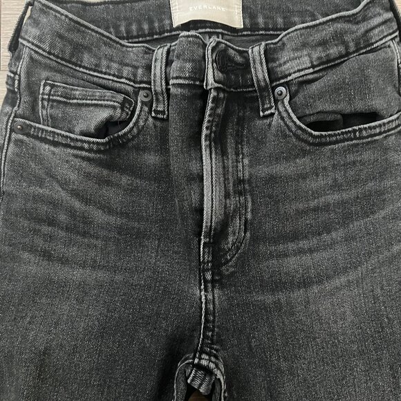 Everlane Kick Crop Jean in Washed Black EUC - Picture 6 of 8
